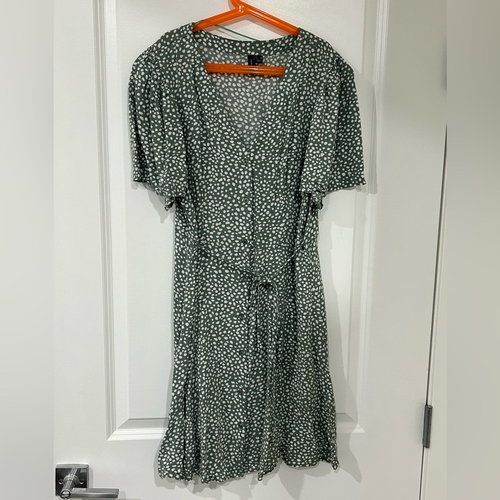 Green Polka Dot Dress